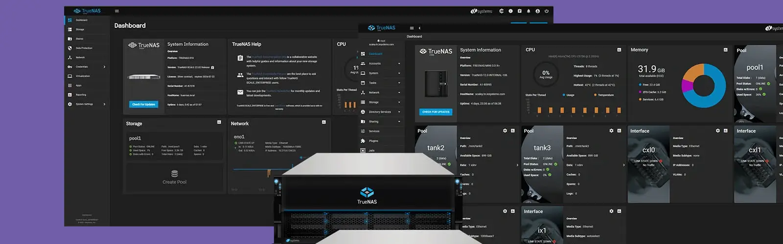 Serveur stockage et virtualisation PME TrueNAS