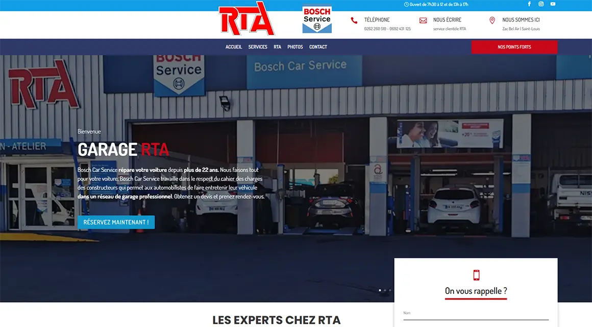 Garage RTA Bosch Car Service, Saint-Louis