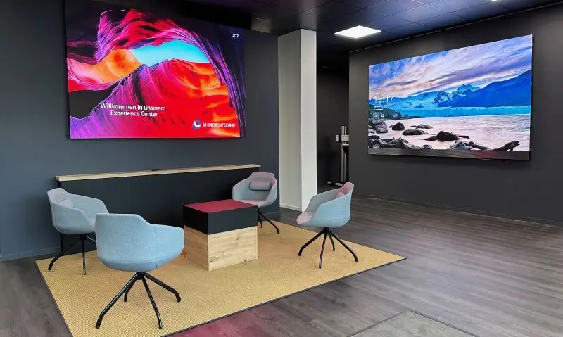 Mur d'écrans Samsung installé à La Réunion