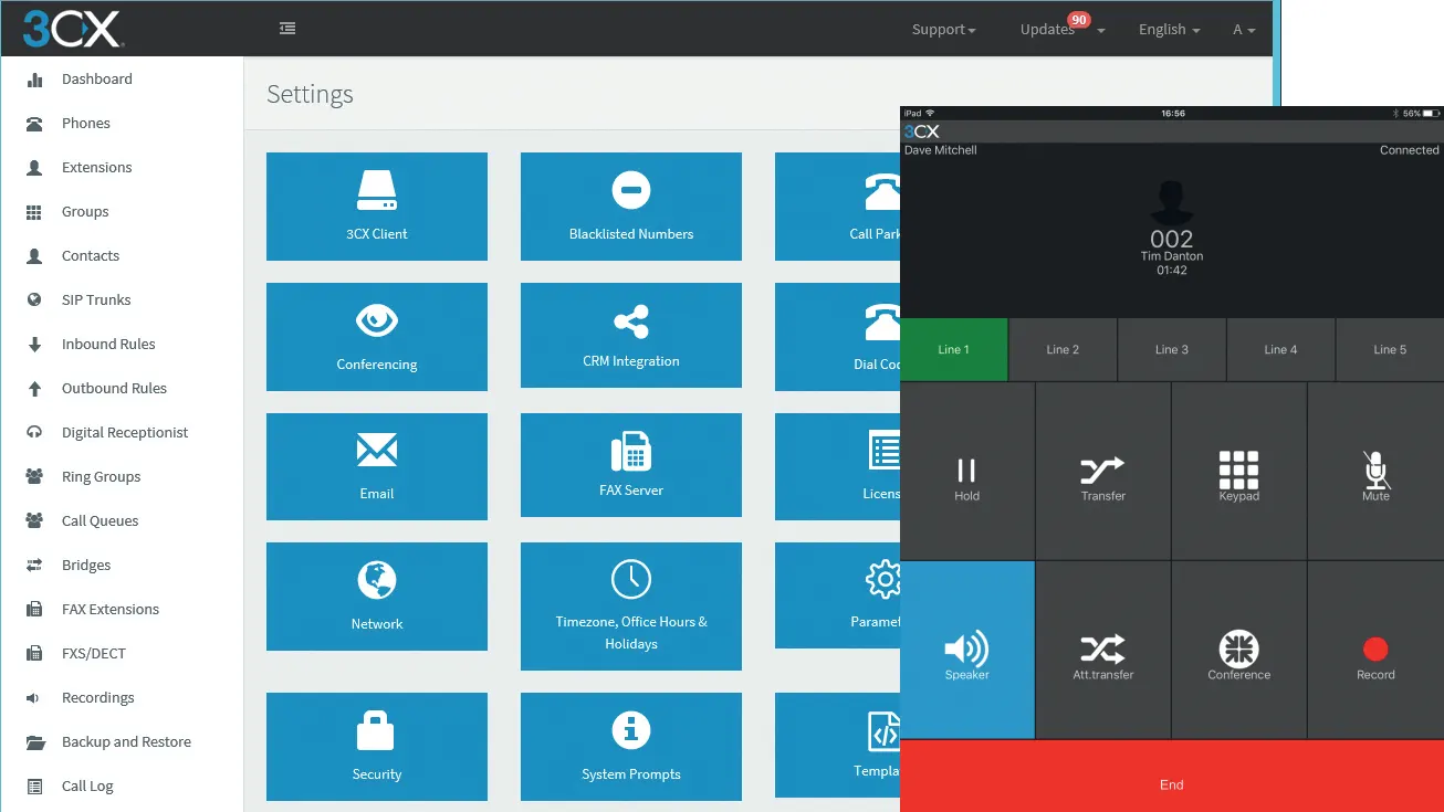 Système 3CX multi-appareils