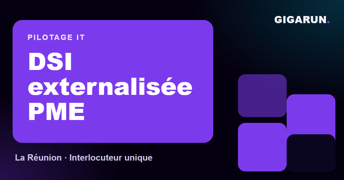 DSI externalisée pour PME à La Réunion, par GiGaRuN