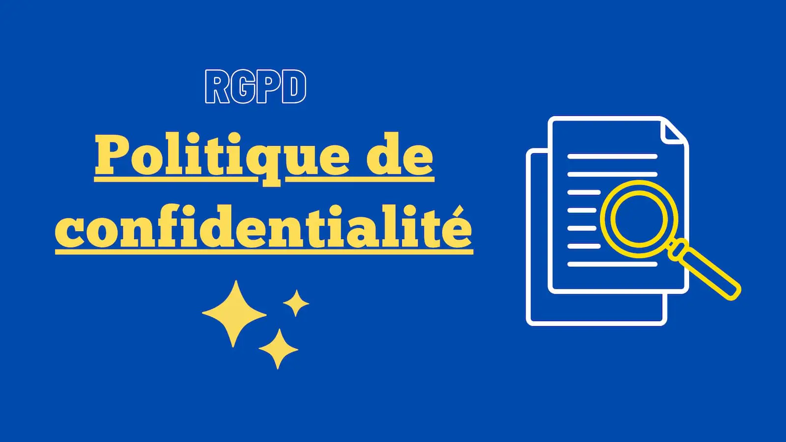 politique de confidentialité